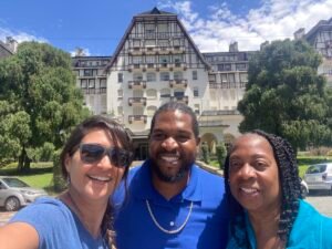 Outside the Quitandinha Palace, Petropolis